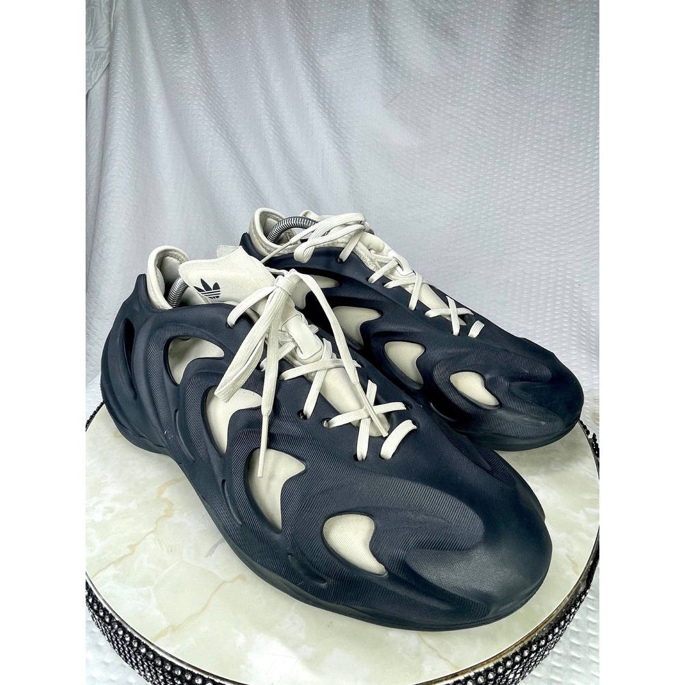 Adidas adiFOM Q Core Black Carbon Sneakers Mens 10 Black Futuristic Chunky Shoes
